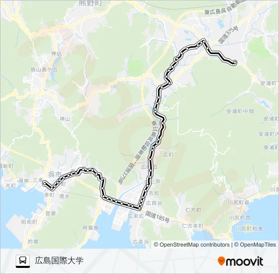 11-7 Bus Line Map