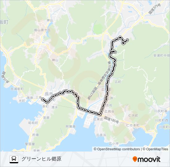 11-8 Bus Line Map