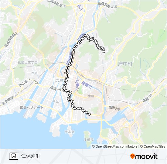 12-3 Bus Line Map