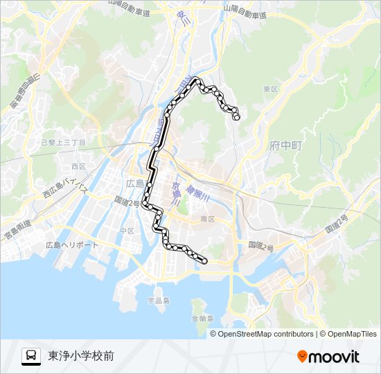 12-3 Bus Line Map