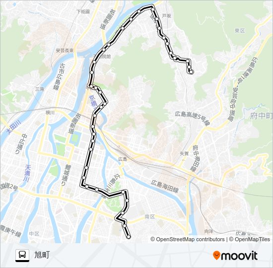 12-4 Bus Line Map