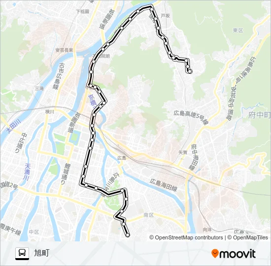 12-4 Bus Line Map