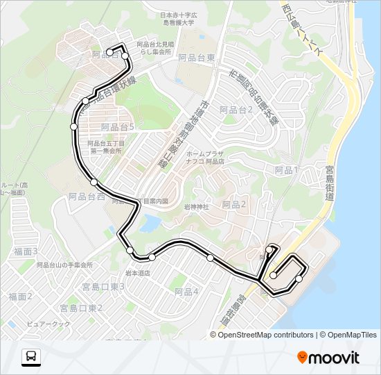 15-6 Bus Line Map