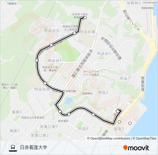 15-7 Bus Line Map