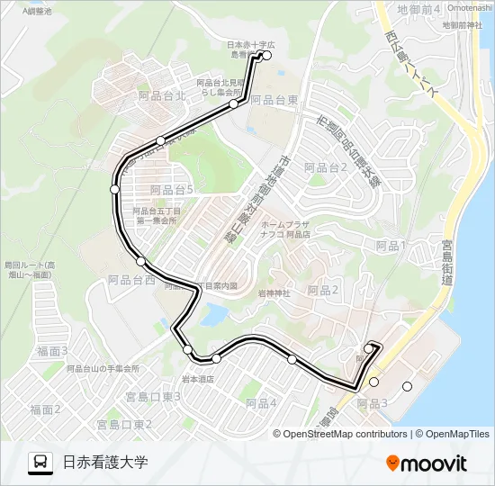 15-7 Bus Line Map