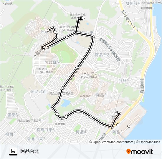 16-6 Bus Line Map