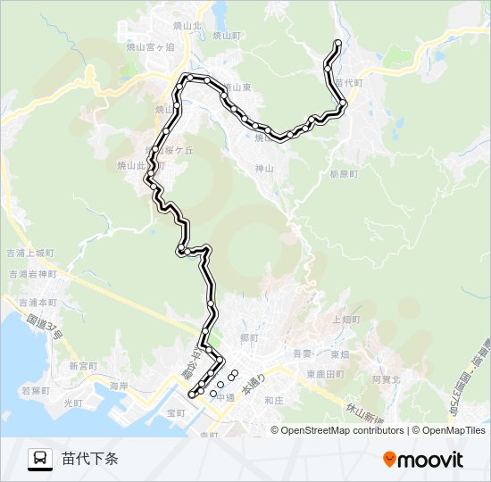 21-4 Bus Line Map