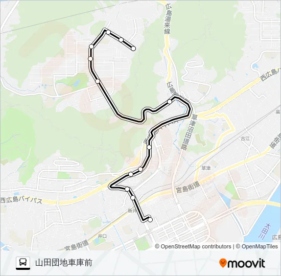 28-1 バスの路線図