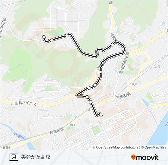 28-2 Bus Line Map