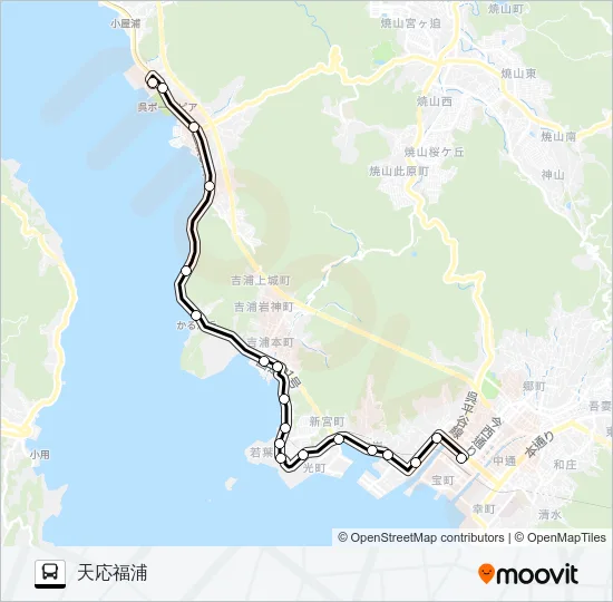 34-1 バスの路線図