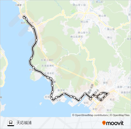 34-2 Bus Line Map