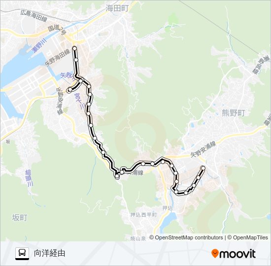 40-5 Bus Line Map