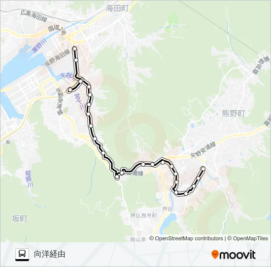40-5 Bus Line Map
