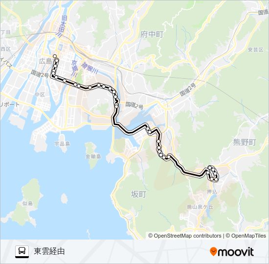 41-1 Bus Line Map