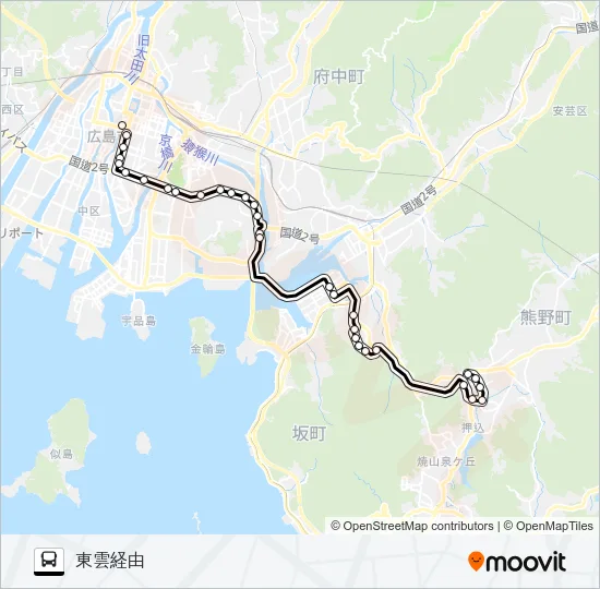 41-1 Bus Line Map