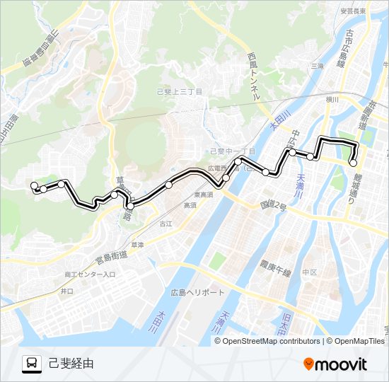 52-2 Bus Line Map