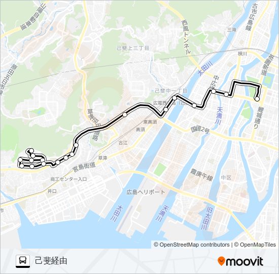 53-7 Bus Line Map