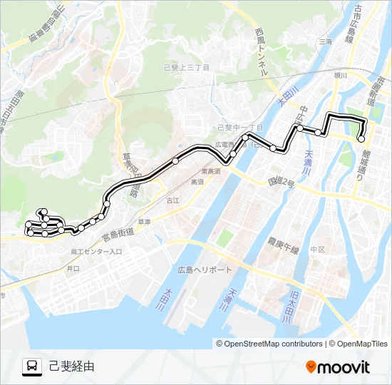 53-7 バスの路線図