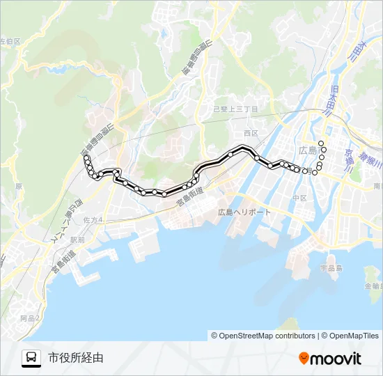 55-5 バスの路線図