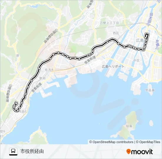 55-6 バスの路線図