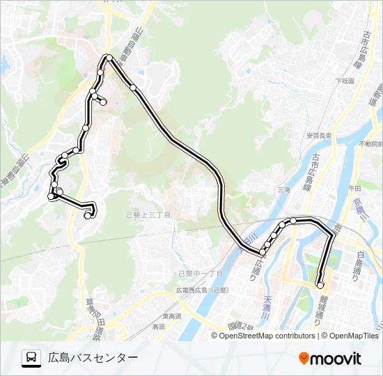 61-4 Bus Line Map