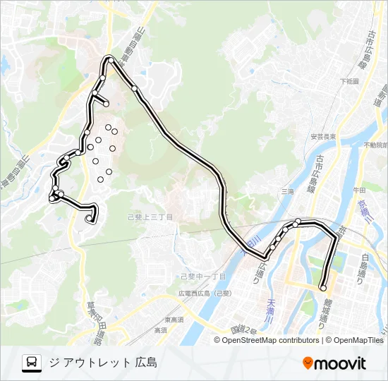 61-4 Bus Line Map