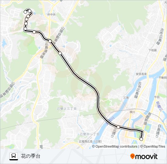 62-1 Bus Line Map