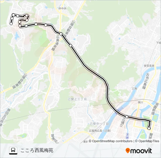 62-3 Bus Line Map