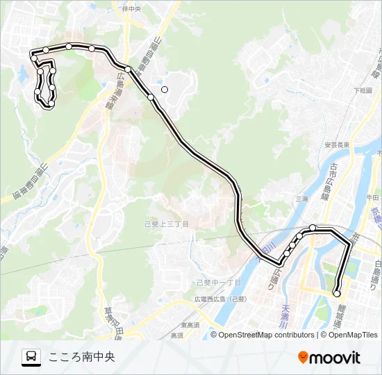 63-2 Bus Line Map