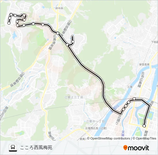 63-3 Bus Line Map