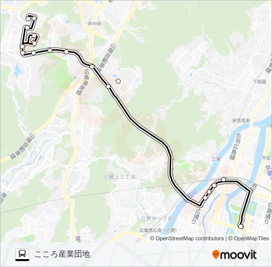 63-4 Bus Line Map