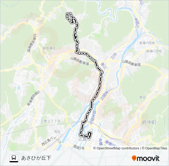 70-3 Bus Line Map