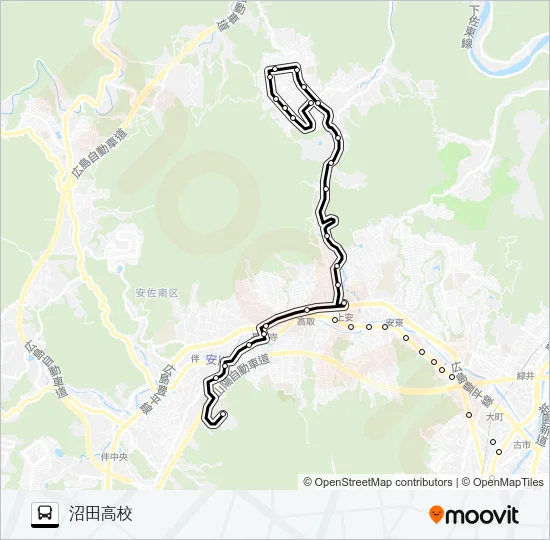 70-4 バスの路線図