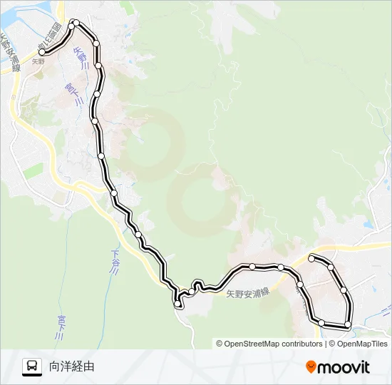 40-11 バスの路線図