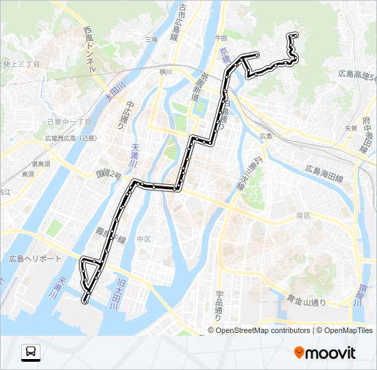 6・6-1 Bus Line Map