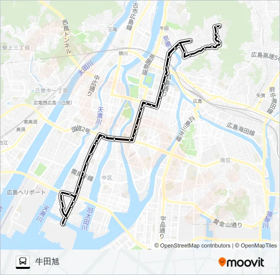 6・6-1 Bus Line Map