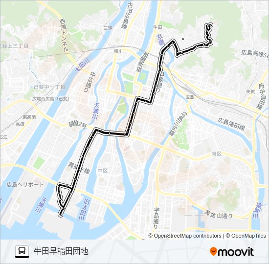 6・6-2 Bus Line Map