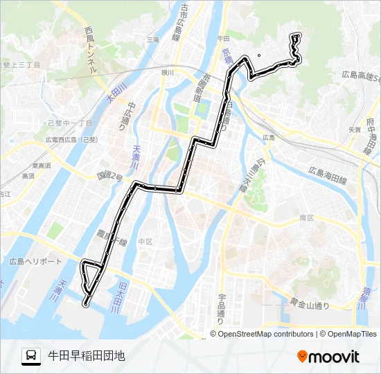 6・6-2 Bus Line Map