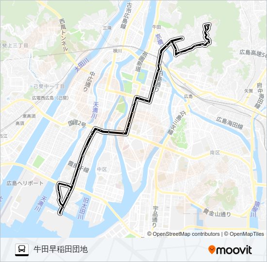 6・6-3 Bus Line Map