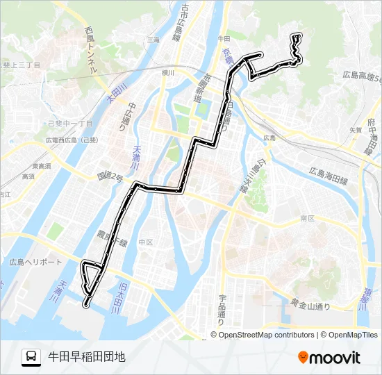 6・6-3 バスの路線図