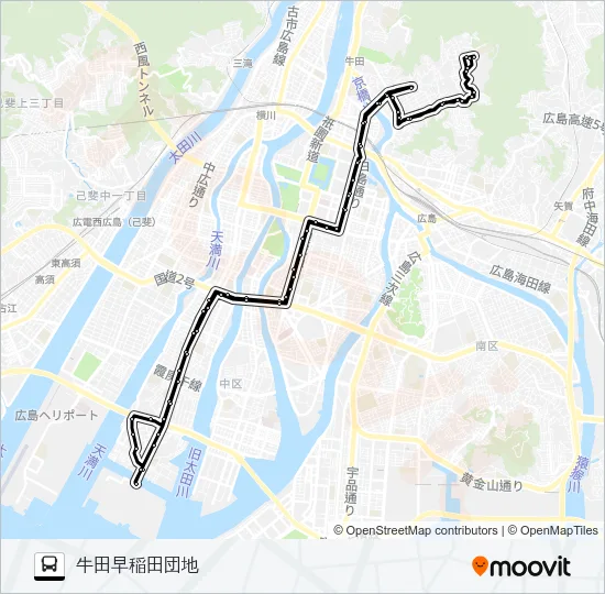 6・6-3 バスの路線図