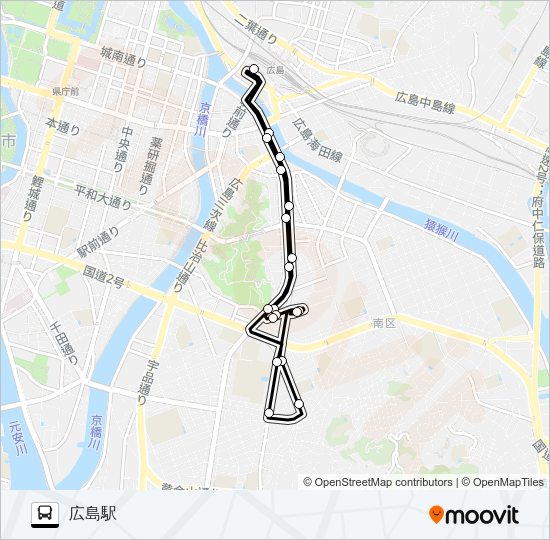 331・332 Bus Line Map