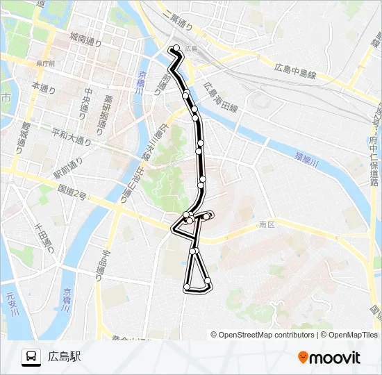 331・332 Bus Line Map