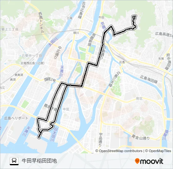 6-1・6-2 バスの路線図