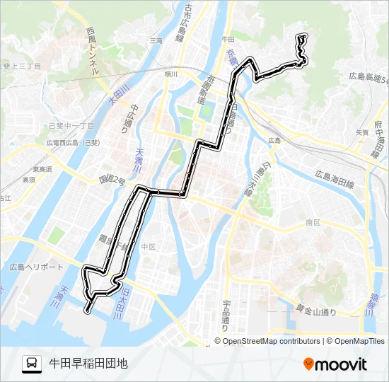 6-1・6-2 バスの路線図