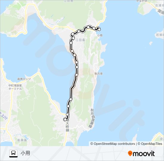 ゆめタウン・山田・小用 Bus Line Map