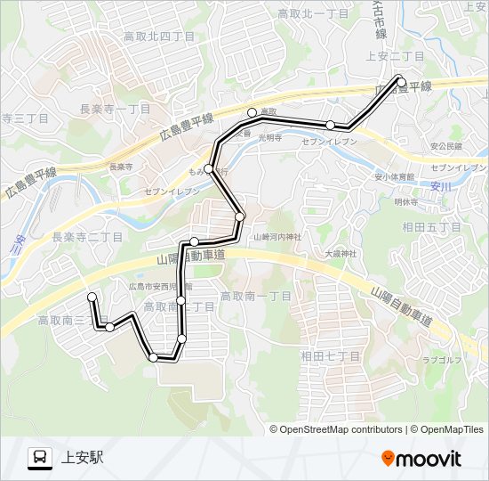 平和台線 Bus Line Map