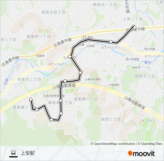 平和台線 Bus Line Map