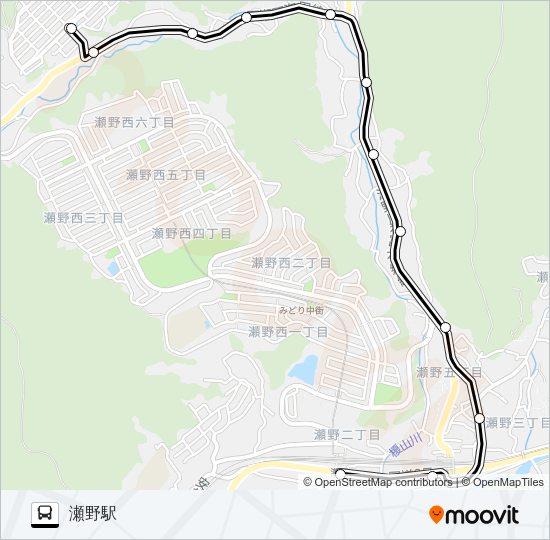 7-1 Bus Line Map