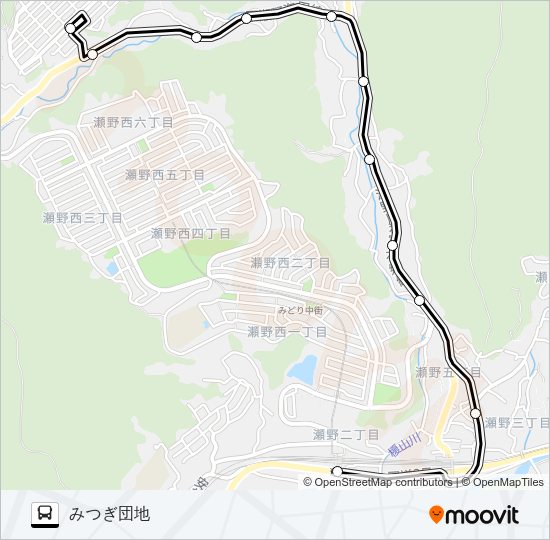 7-1 Bus Line Map